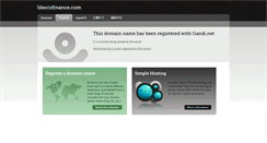 Desktop Screenshot of liberisfinance.com